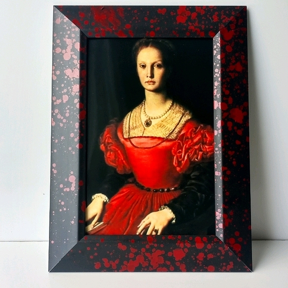 Serial Killer Elizabeth Bathory Gothic Oddity Queen Horror Bloody Gore Framed - Picture 2 of 8